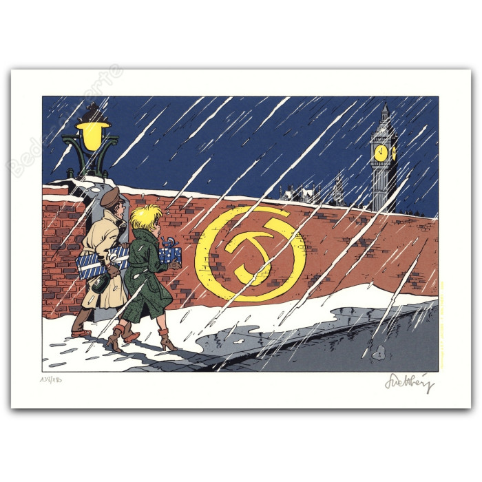 Walthéry - Natacha Hommage à Jacobs et Blake et Mortimer