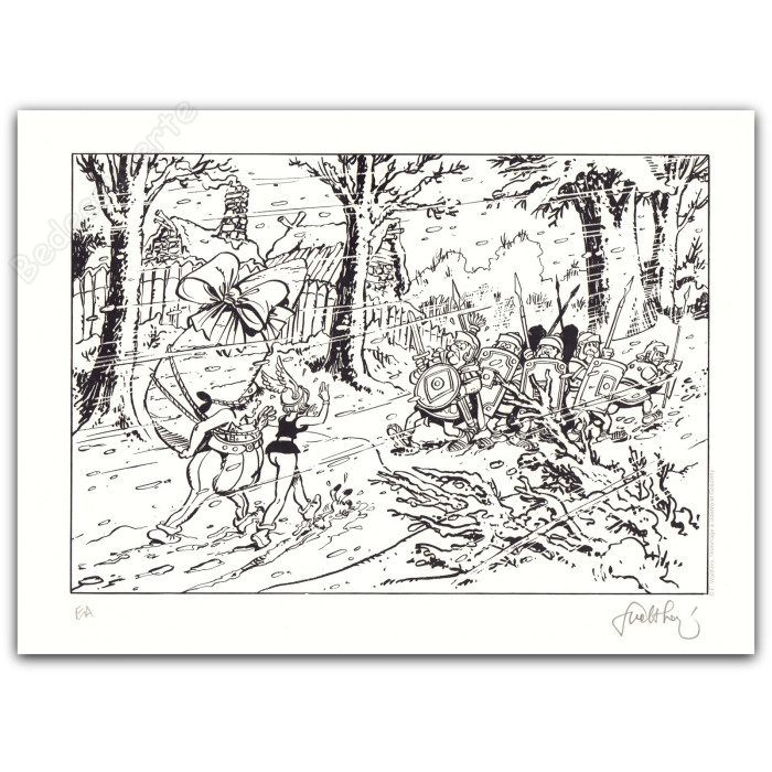 Walthéry - Hommage à Uderzo et Goscinny NB