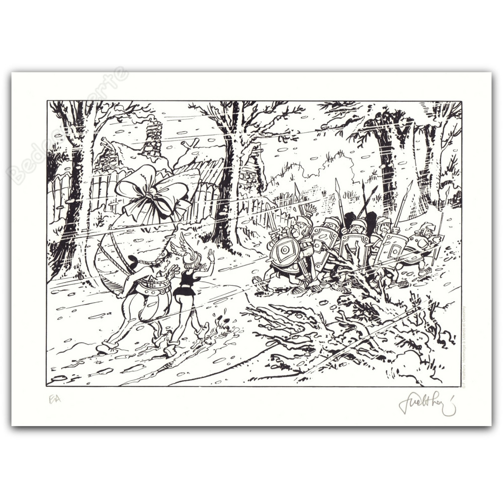 Walthéry - Hommage à Uderzo et Goscinny NB