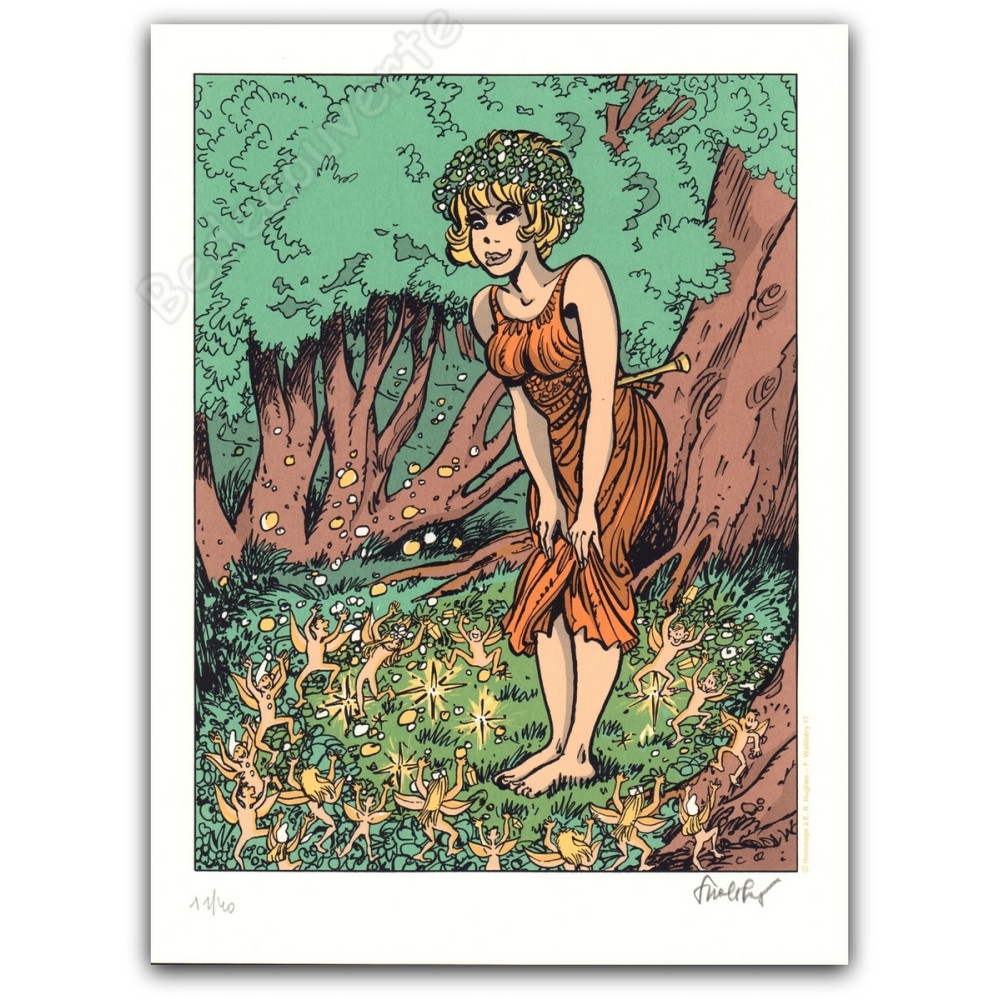 Walthéry - Natacha Hommage à Edward Robert Hughes Walthéry - Natacha Hommage à Edward Robert Hughes
