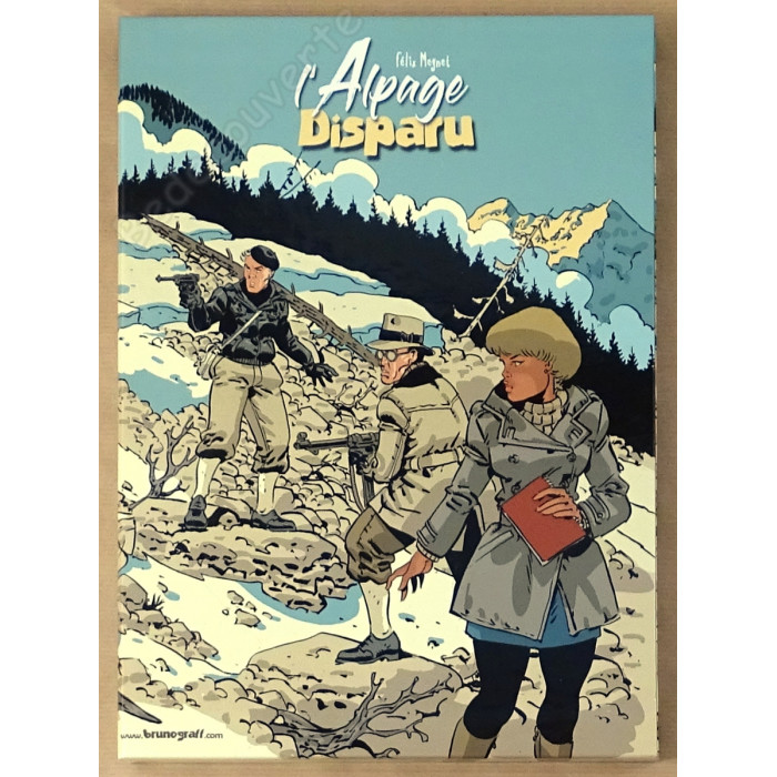 Meynet - L'Alpage disparu Un polar savoyard de Fanfoué 4 Bruno Graff Editions + Dessin Original J