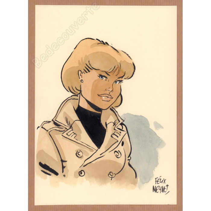 Meynet - L'Alpage disparu Un polar savoyard de Fanfoué 4 Bruno Graff Editions + Dessin Original J