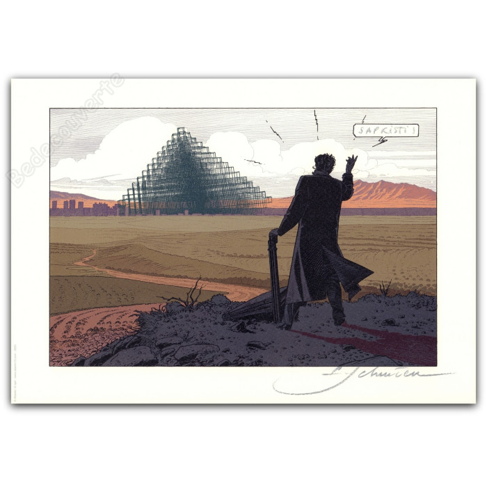 Schuiten - La Fièvre d'Urbicande signé Sapristi