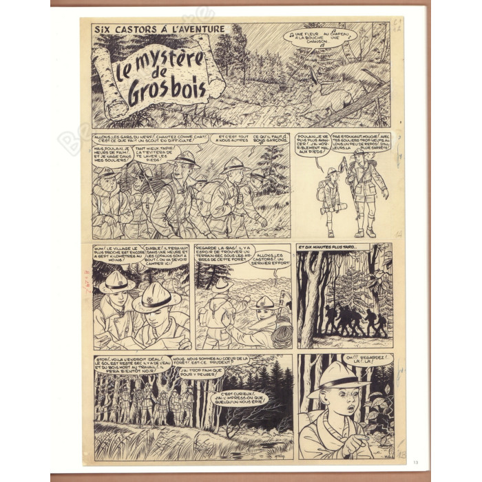 Mitacq - Charlier La Patrouille des Castors Tome 1 Le Mystère de Grosbois