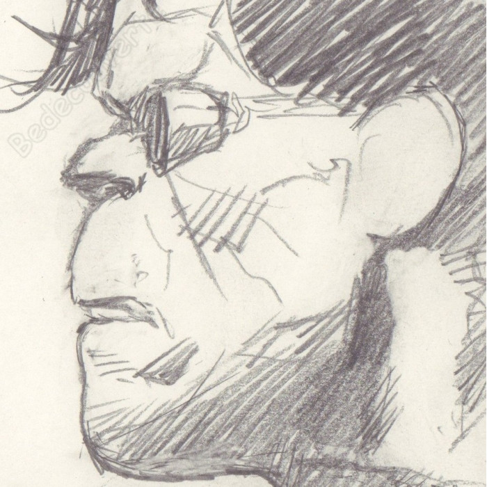 Liberatore Tanino - Dessin Original Portrait RanXerox 01