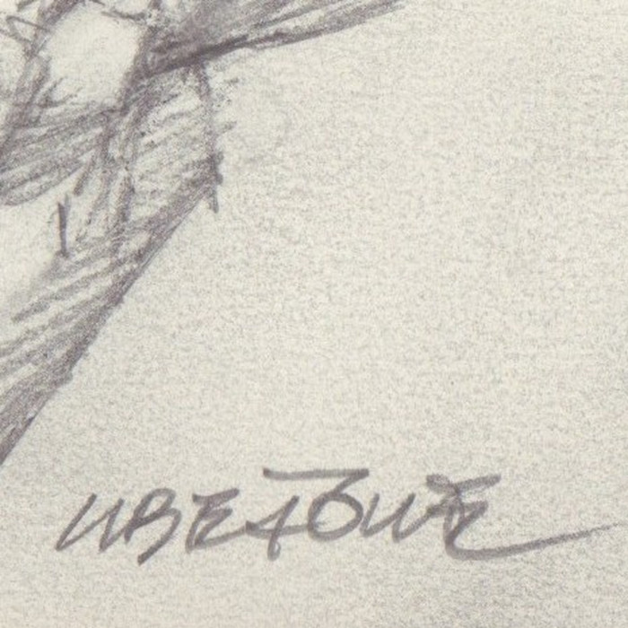 Liberatore Tanino - Dessin Original Portrait de femme 02