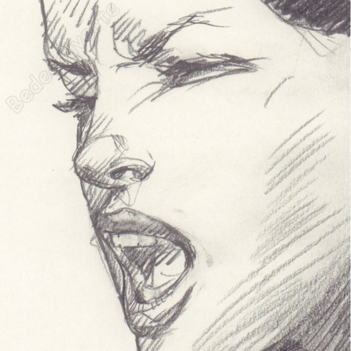 Liberatore Tanino - Dessin Original Portrait de femme 03