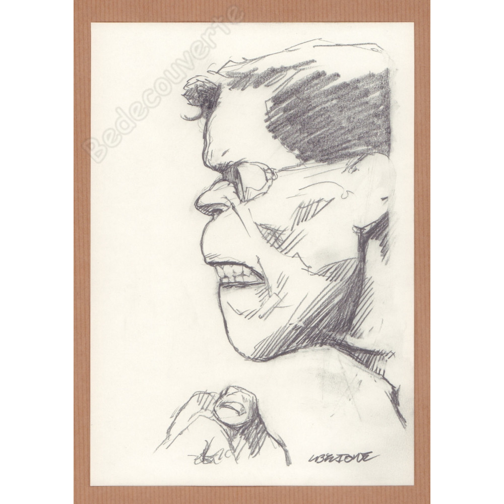 Liberatore Tanino - Dessin Original Portrait RanXerox 02 Liberatore Tanino - Dessin Original Portrait RanXerox 02