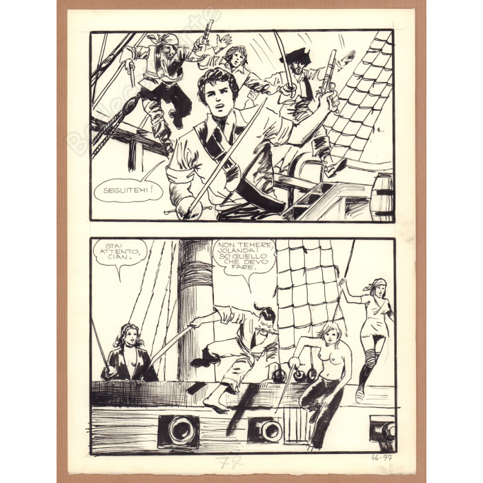 Manara Milo - Planche Originale Jolanda 46-77
