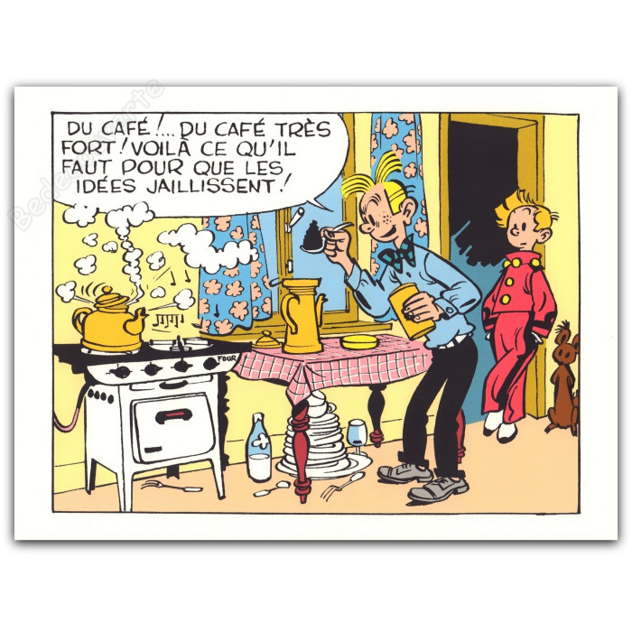 Franquin - Spirou et Fantasio Café