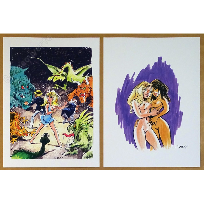 Dany - Portfolio Il était 7 fois n°34 + Dédicace n°69/77