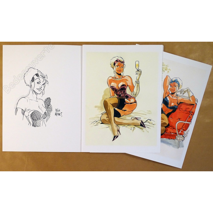 Meynet - Portfolio Il était 7 fois n°32 + Dédicace n°20/77