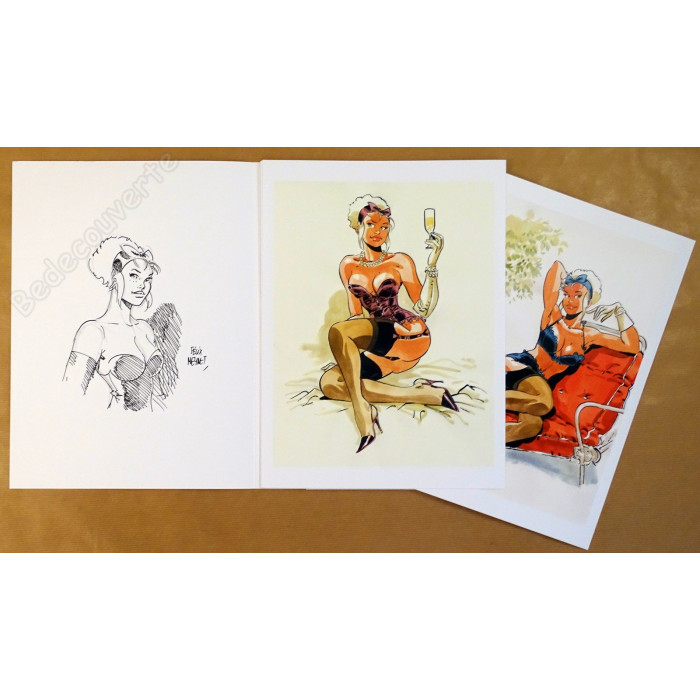 Meynet - Portfolio Il était 7 fois n°32 + Dédicace n°19/77