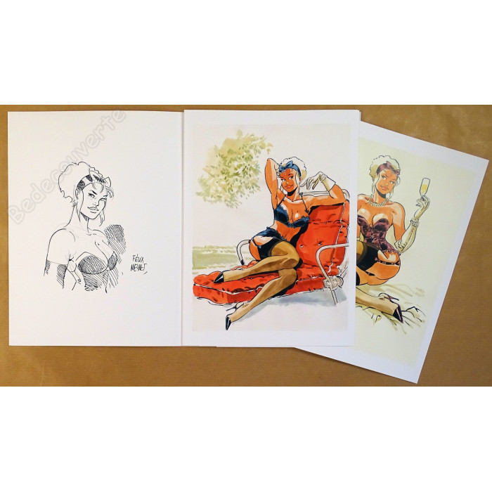 Meynet - Portfolio Il était 7 fois n°32 + Dédicace n°17/77