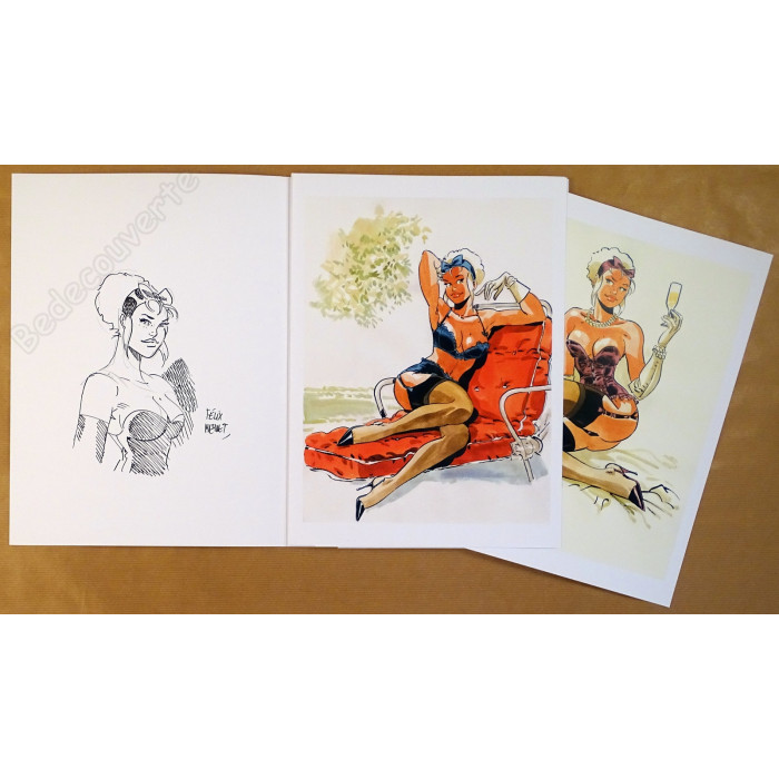 Meynet - Portfolio Il était 7 fois n°32 + Dédicace n°16/77