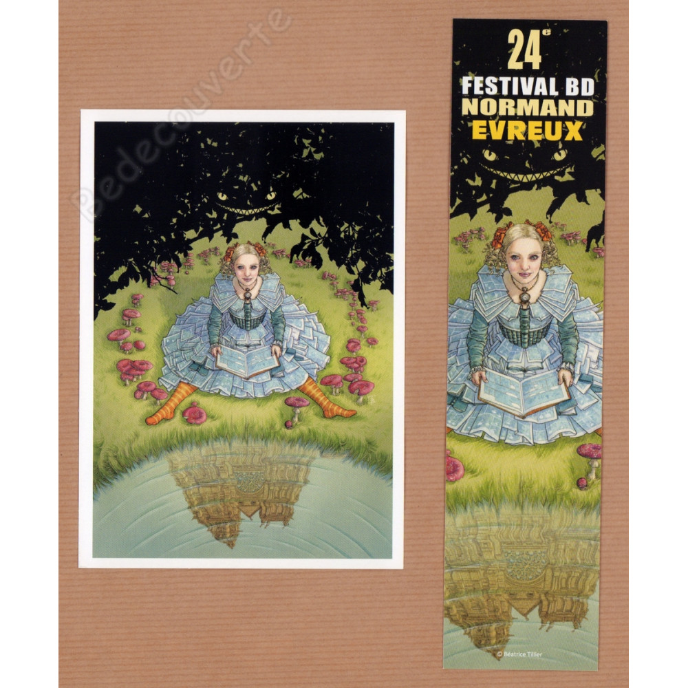 Tillier - Carte postale + Marque-page Festival BD Tillier - Carte postale + Marque-page Festival BD
