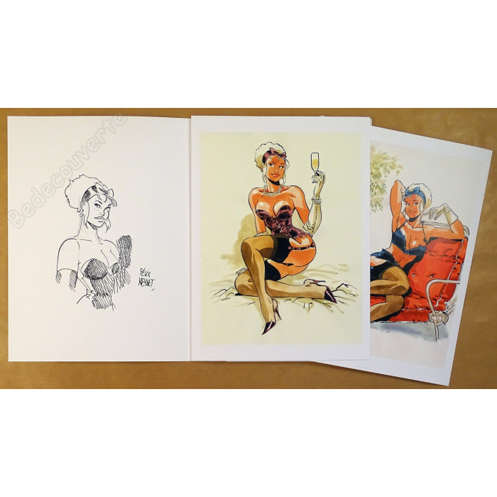 Meynet - Portfolio Il était 7 fois n°32 + Dédicace n°36/77
