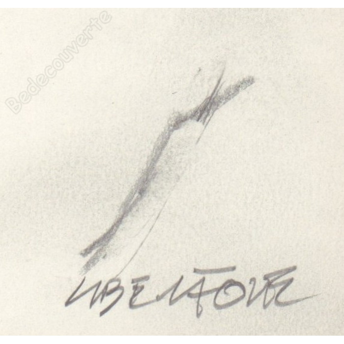 Liberatore Tanino - Dessin Original Portrait de femme 07