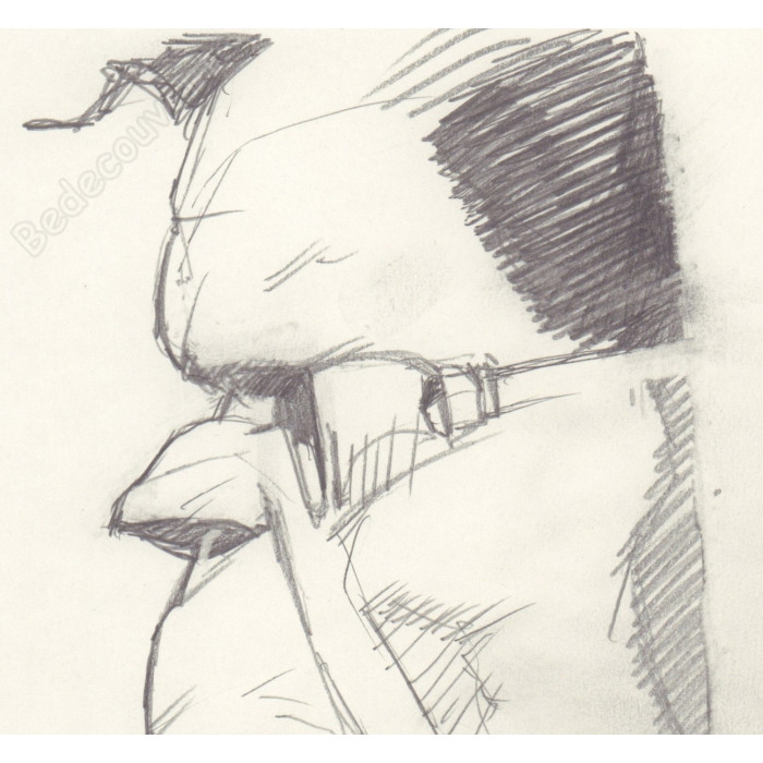 Liberatore Tanino - Dessin Original Portrait RanXerox 03