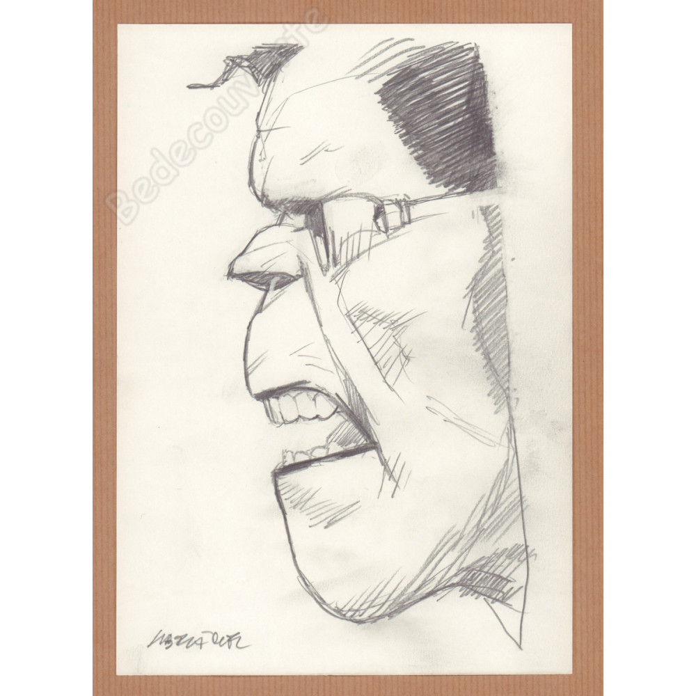 Liberatore Tanino - Dessin Original Portrait RanXerox 03 Liberatore Tanino - Dessin Original Portrait RanXerox 03