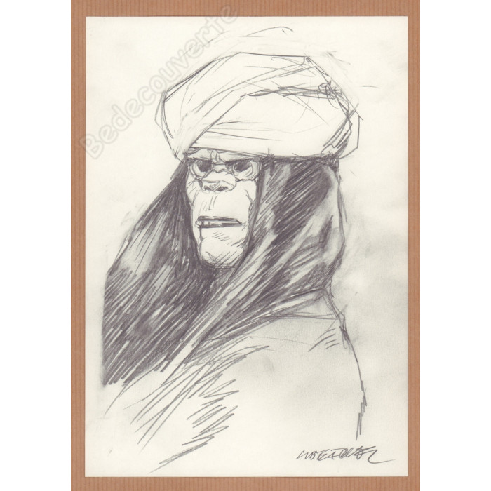 Liberatore Tanino - Dessin Original Portrait RanXerox 04