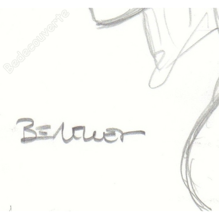 Berthet Philippe - Dessin Original Recherches de personnages