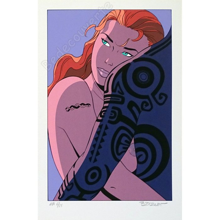 Berthet - Pin-up 9 Venin Tirage de luxe + Dédicace