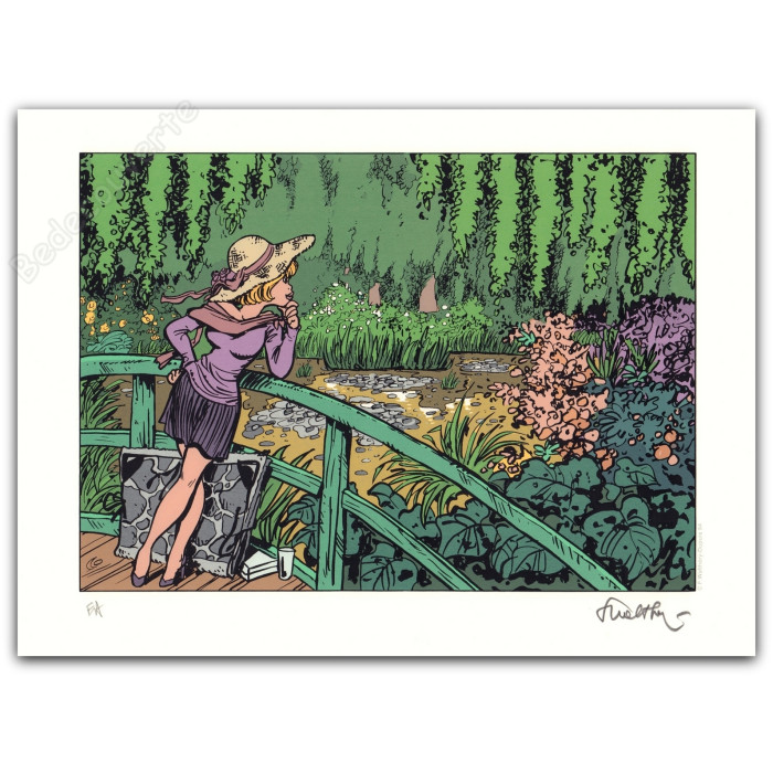 Walthéry - Natacha Hommage à Monet