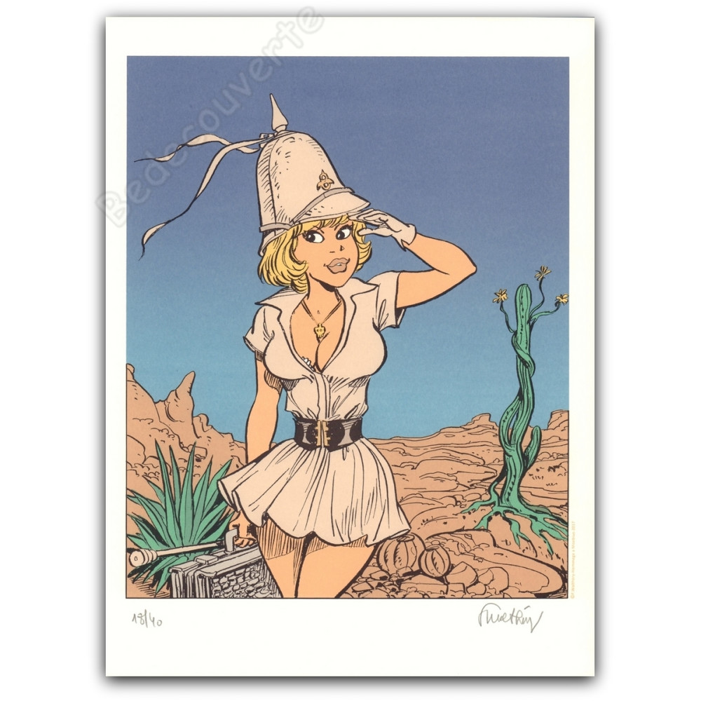 Walthéry - Natacha Hommage à Moebius 2017 Walthéry - Natacha Hommage à Moebius 2017