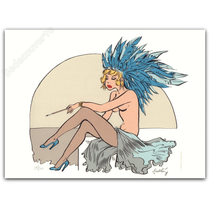 Walthéry - Natacha Hommage à Will Les plumes