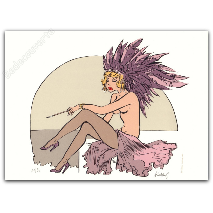 Walthéry - Natacha Hommage à Will Les plumes Variante