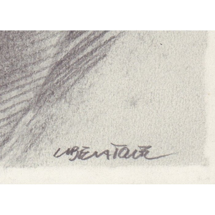 Liberatore Tanino - Dessin Original Portrait de femme 08