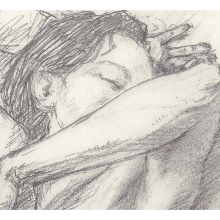 Liberatore Tanino - Dessin Original Portrait de femme 08
