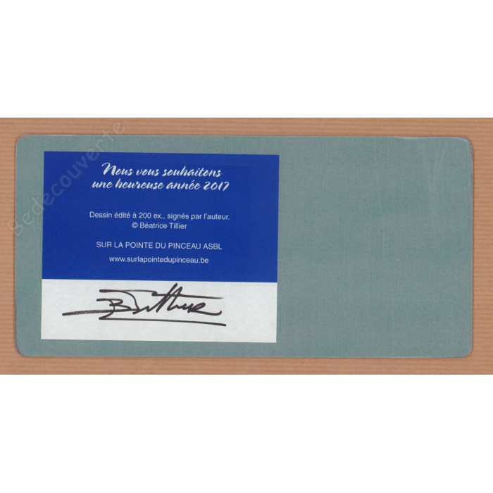 Tillier - Plaque métal 2017