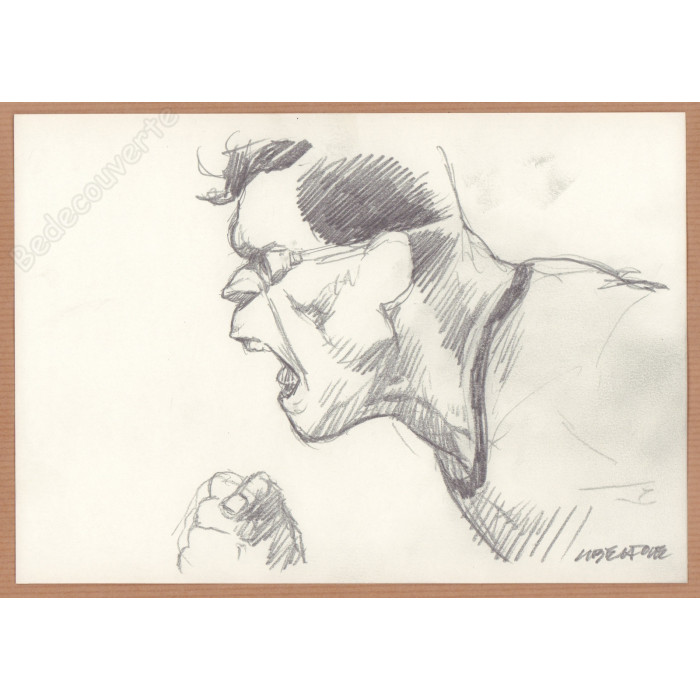 Liberatore Tanino - Dessin Original Portrait RanXerox 06
