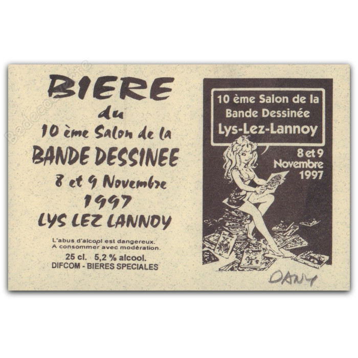 Dany - Etiquette de bière 1997