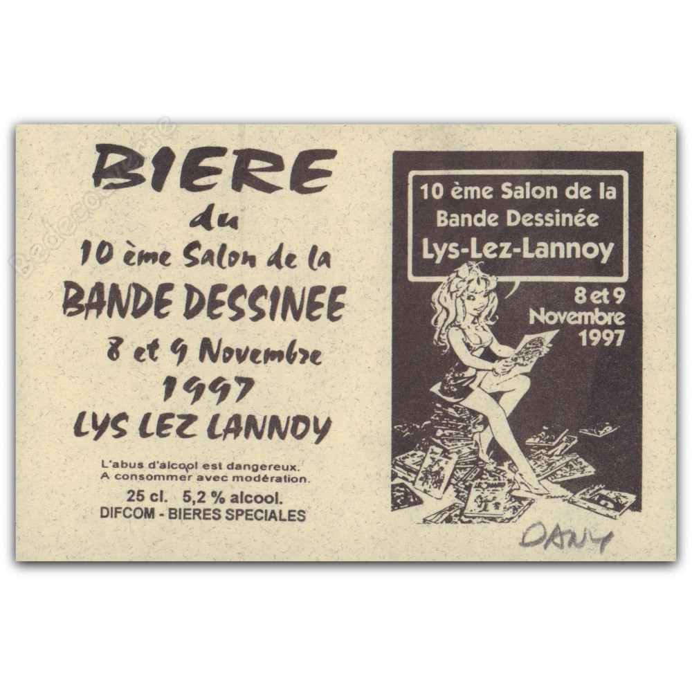 Dany - Etiquette de bière 1997