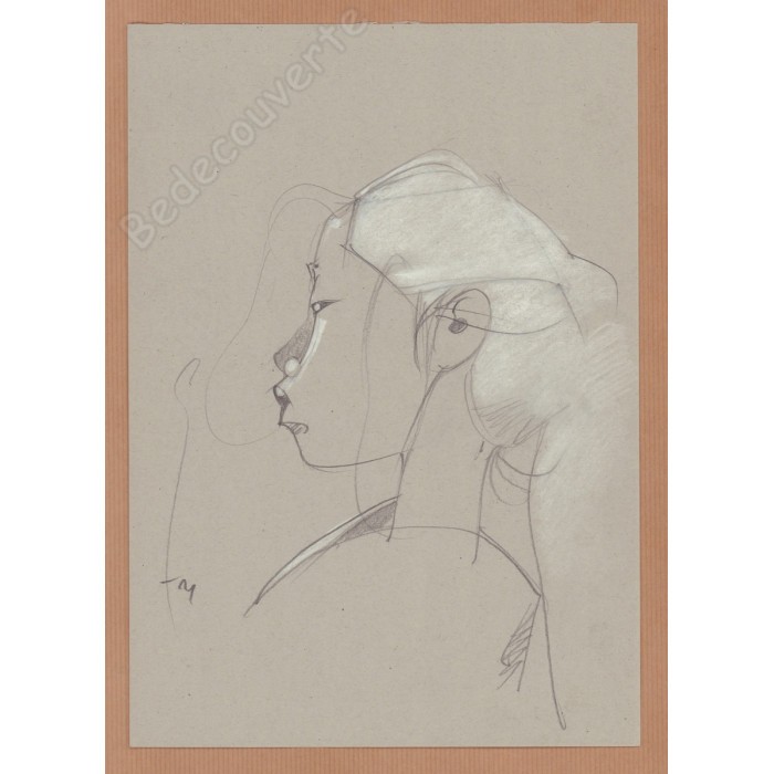 Michetz - Dessin Original Geisha 01