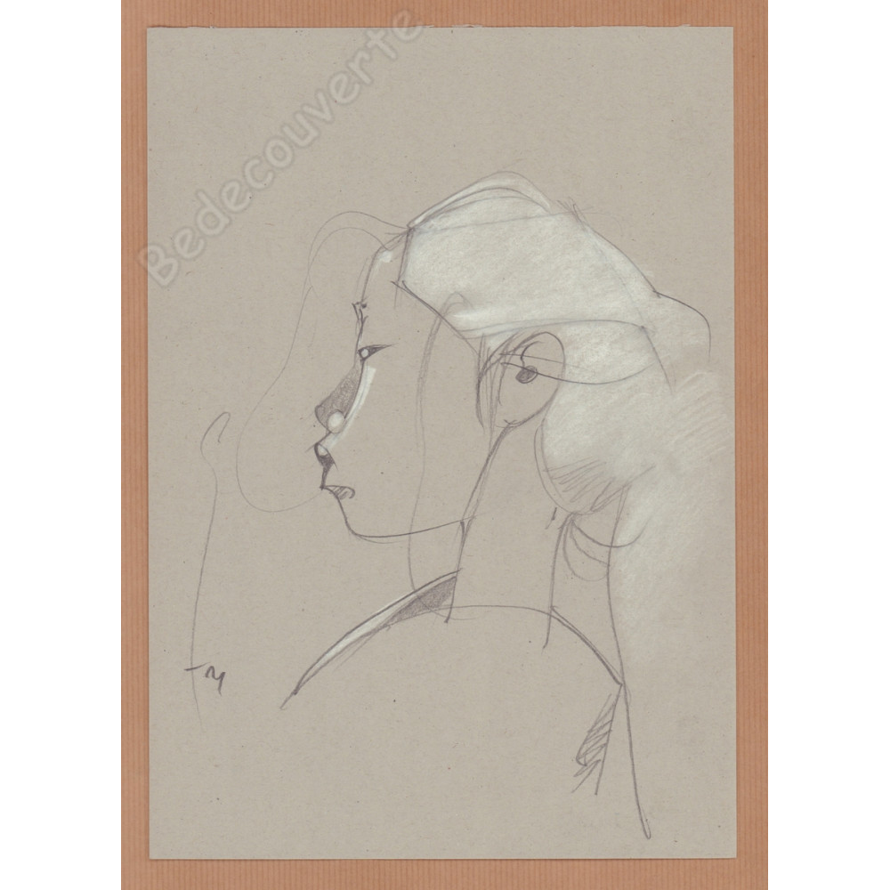 Michetz - Dessin Original Geisha 01 Michetz - Dessin Original Geisha 01