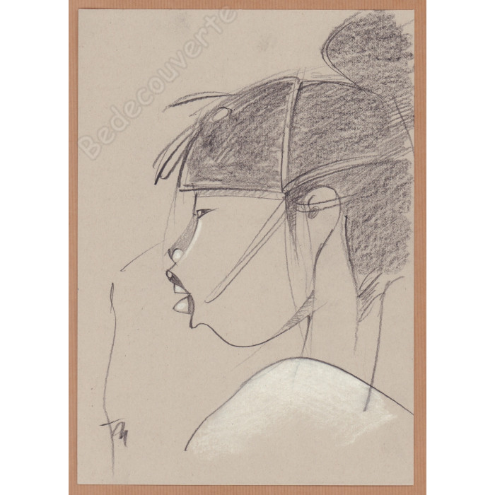 Michetz - Dessin Original Geisha 05