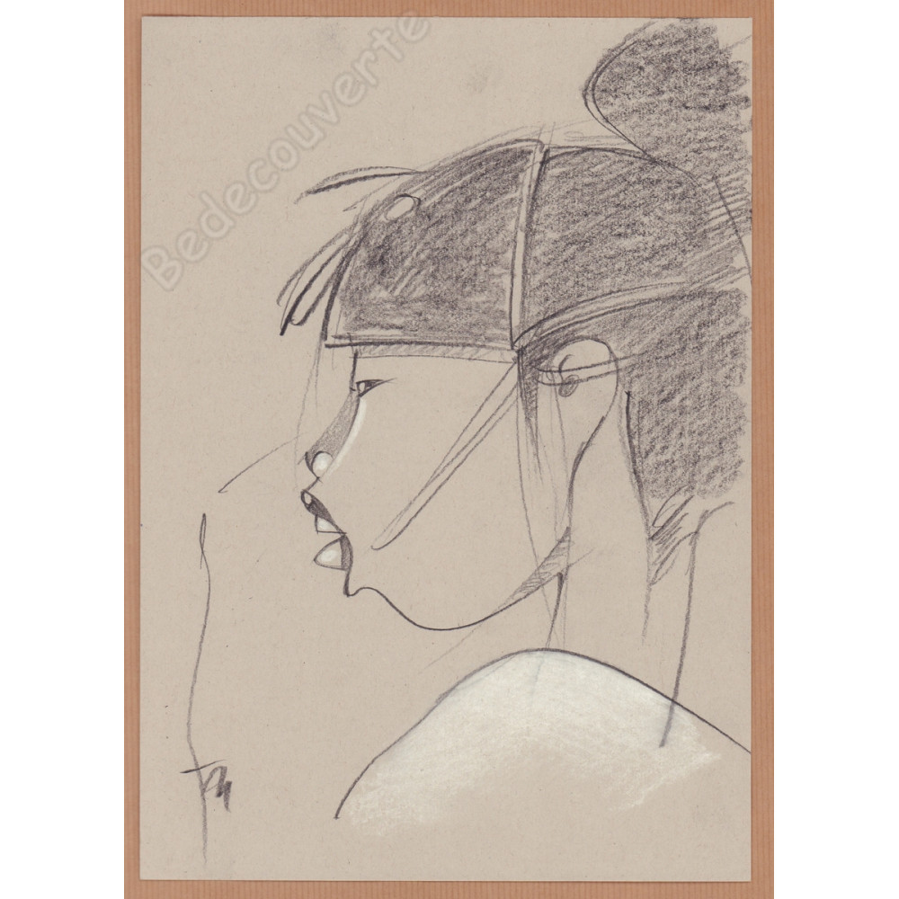Michetz - Dessin Original Geisha 05 Michetz - Dessin Original Geisha 05