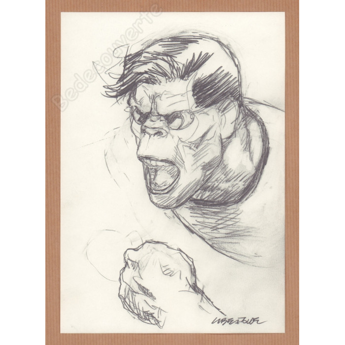 Liberatore Tanino - Dessin Original Portrait RanXerox 07