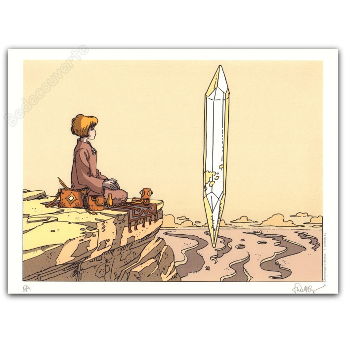 Walthéry - Natacha Hommage à Moebius Le désert