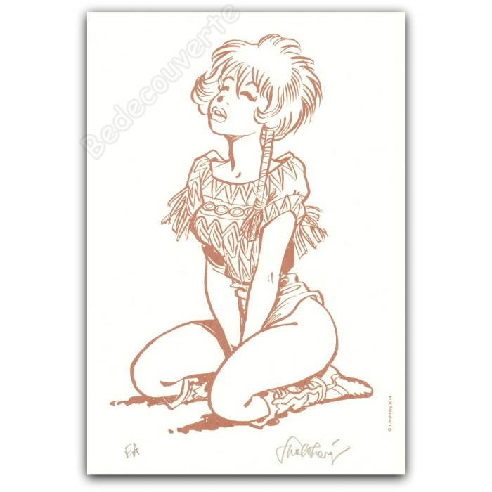 Walthéry - Natacha Hommage à Manara Indienne