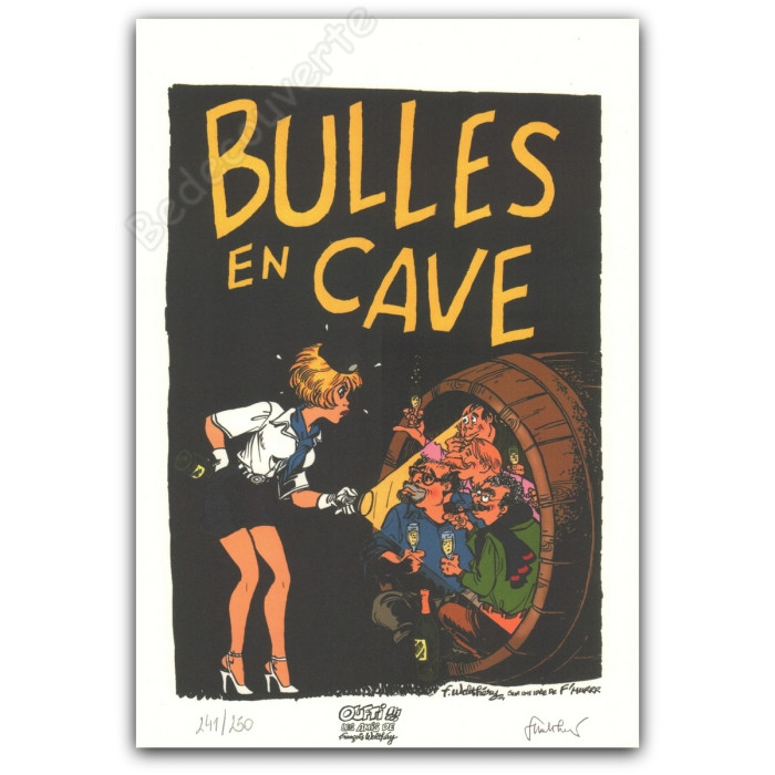 Walthéry - Natacha Bulles en cave
