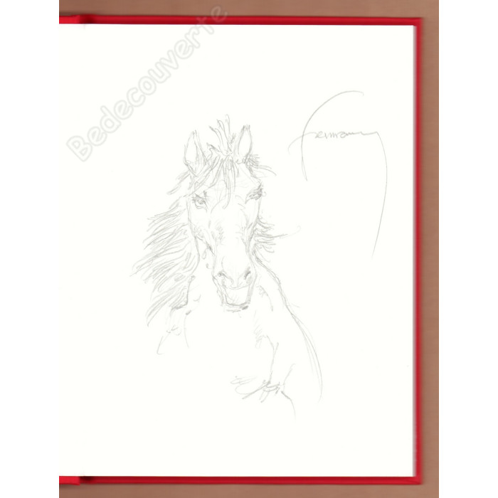 Hermann - Artbook Chevaux Limité à 49 exemplaires + Dédicace 9/49