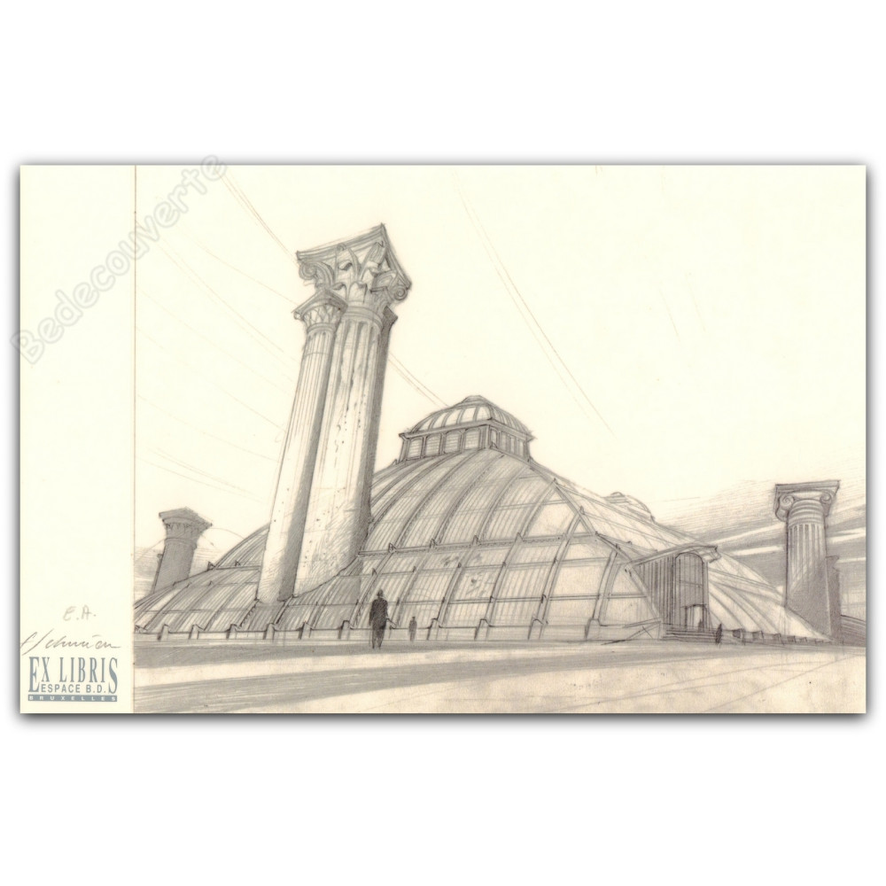 Schuiten - Cités Obscures calque Schuiten - Cités Obscures calque