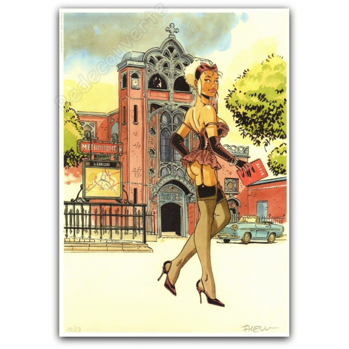 Meynet - Pin-up Mirabelle à Paris Eglise Saint-Jean de Montmartre 2025
