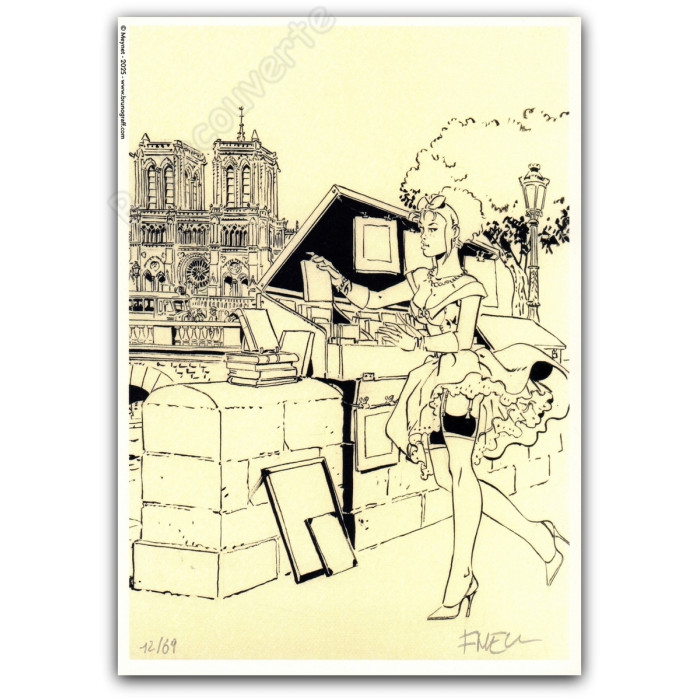 Meynet - Pin-up Mirabelle à Paris Notre-Dame 2025 NB