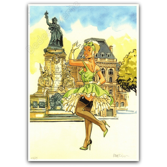 Meynet - Pin-up Mirabelle à Paris Place de la République 2025